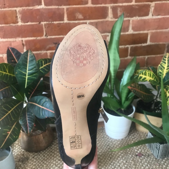 Vince Camuto open-toe leather booties - Picture 2 of 3